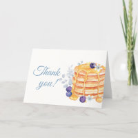 Unique Floral Blueberry Pancake Brunch Baby Shower