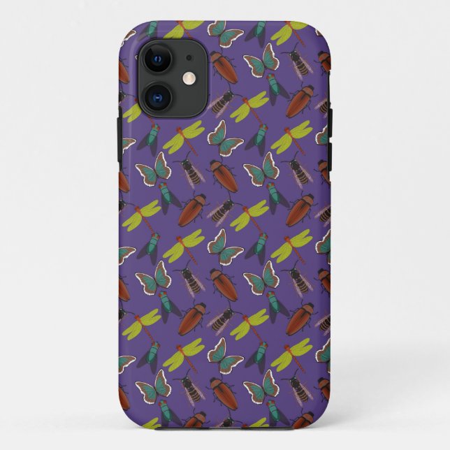 Unique Floral Pattern Case-Mate iPhone Case (Back)