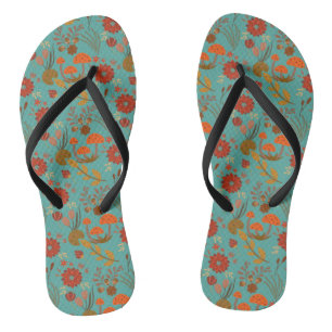 Unique Floral Pattern Jandals