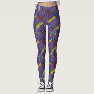 Unique Floral Pattern Leggings