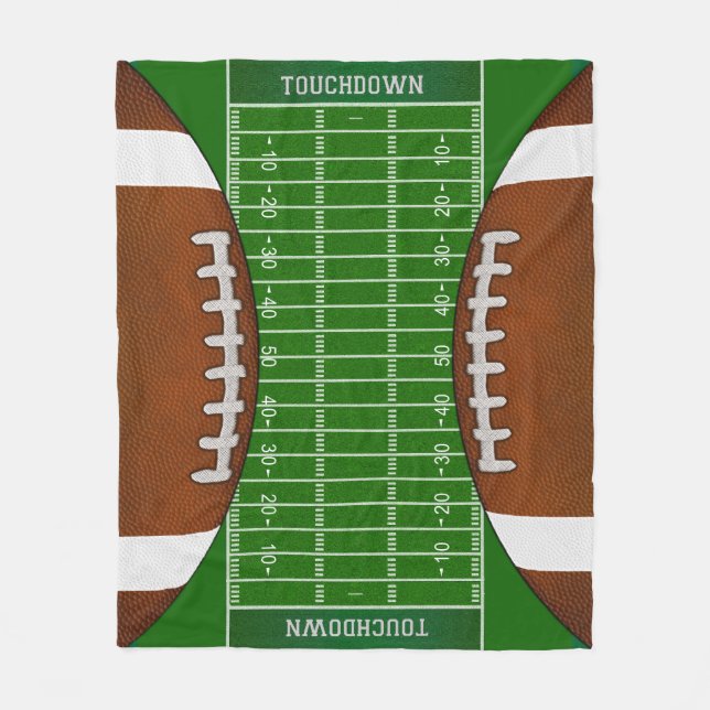 Unique Football Field Football Blanket (Front)