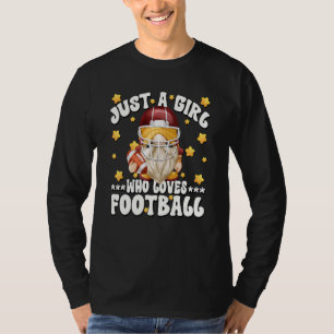 Unique Football Player Gnome Just A Girl Who Loves T-Shirt