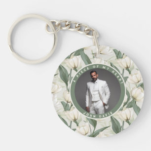 Unique forever memory Custom Tulip Key Ring