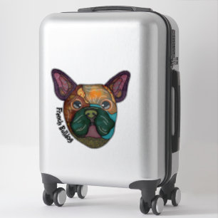 Unique French Bulldog ugly face Sticker