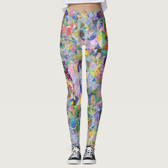 Unique, fun and joyful leggings (Front)