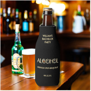 Unique Fun Beer Wine Martini Bachelor Party Bottle Cooler