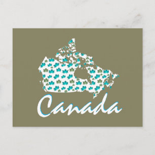 Unique fun Canadian Maple Canada post card