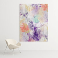 Unique Fun Colourful Abstract Brush Art Painting