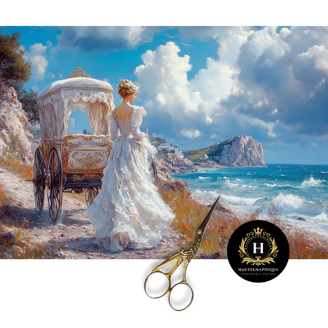 Unique Funeral Carriage Decoupage Tissue Paper (Creator Uploaded)