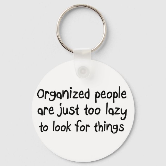 Unique funny birthday gifts humour quotes gift ide key ring (Front)