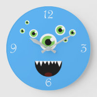 Unique Funny Crazy Cute Blue Monster