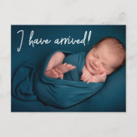 Unique Funny I have arrived Baby boy Photo birth