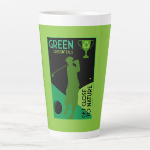Unique Funny Vintage Golf Gift Latte Mug