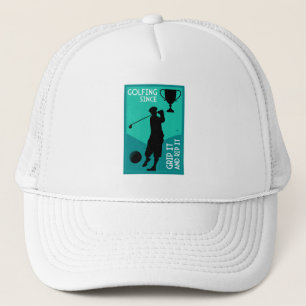 Unique Funny Vintage Golf Gift Trucker Hat