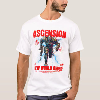 Unique Futuristic Cyber Robot Soldier Art Design T-Shirt