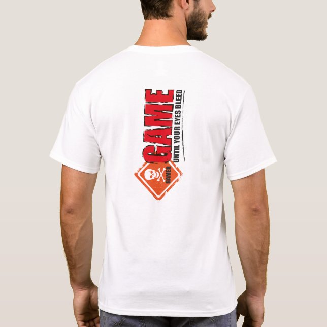 Unique Gamer t-shirt (Back)
