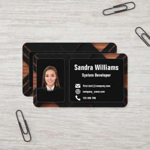 Unique Geometric business card 7
