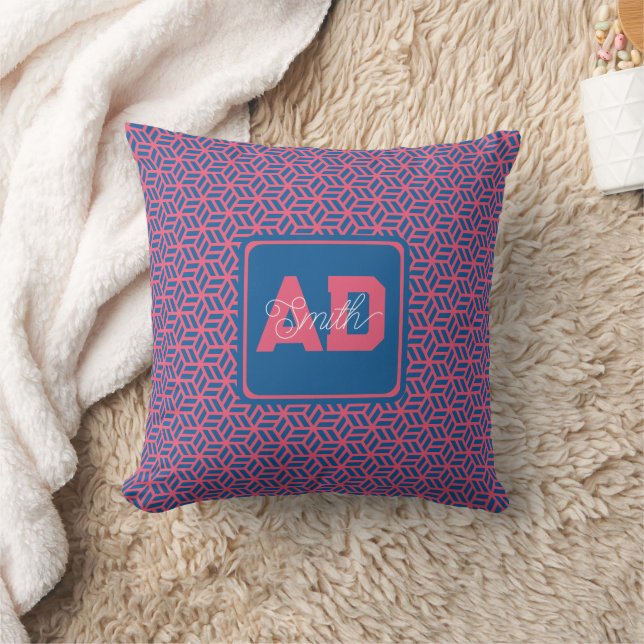 Unique Geometric Pillow As Wedding Thank You (Blanket)