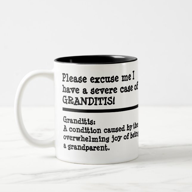 Unique Gift Coffee Mug Cup for a Grandparent (Left)