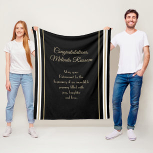 Unique gift! Custom Retirement blanket