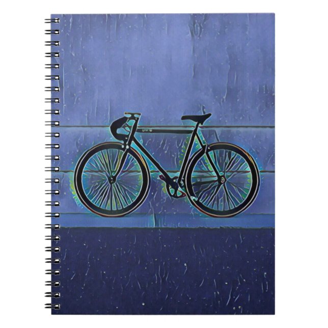 unique gifts for bike riders notebook (Front)