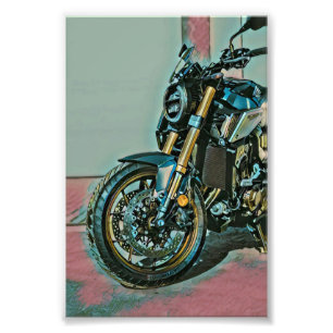 Unique gifts for motorcycle riders photo print