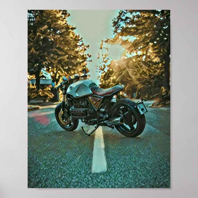 Unique gifts for motorcycle riders poster (Front)