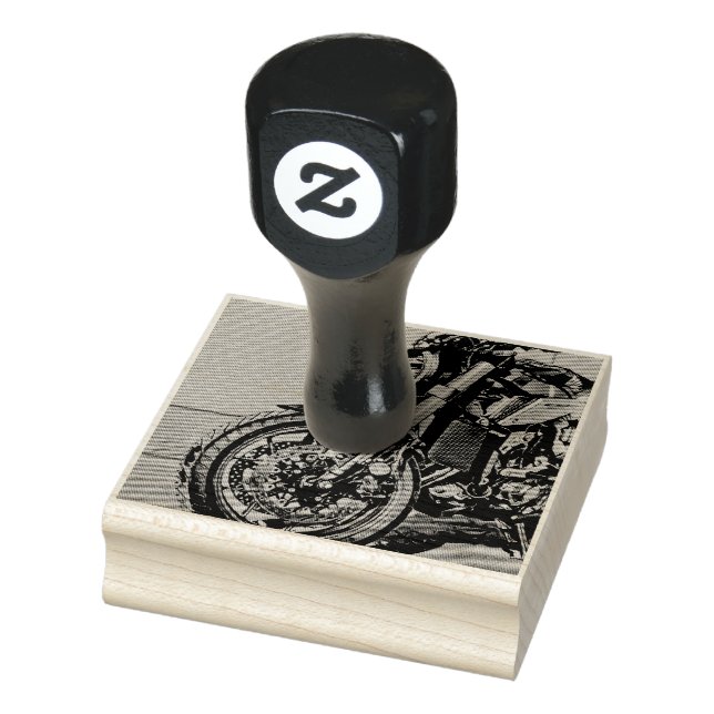 Unique gifts for motorcycle riders rubber stamp (Stamp)