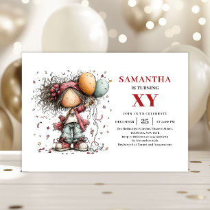 Unique Girl Birthday Invitation Trendy Party Ideas