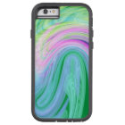 unique girly mint pink lines ombre