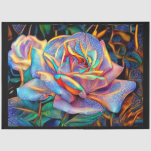 Unique Glossy Rose Art Dream Tissue Paper