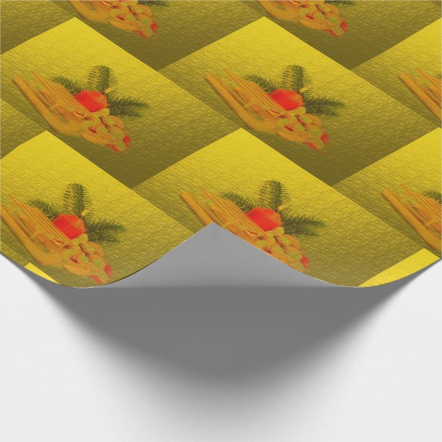 unique, glossy Wrapping Paper, colourful, festive, Paper (Corner)