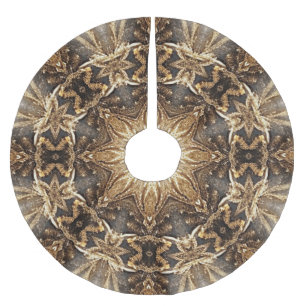 Unique Gold Decorative Tree Skirt