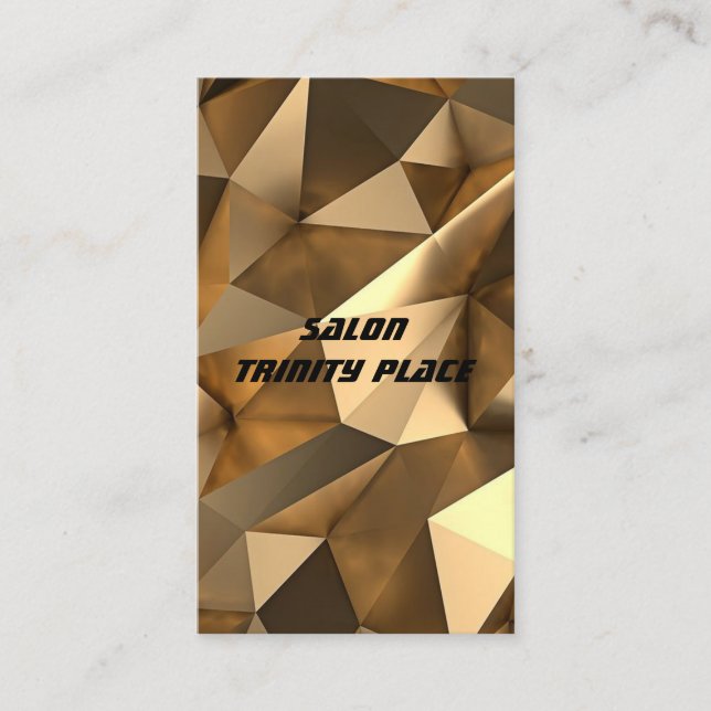 Unique Gold Design Card (Front)