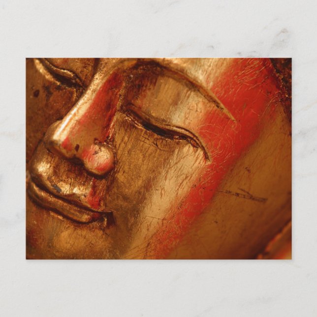 Unique Golden Buddha Designs Postcard (Front)