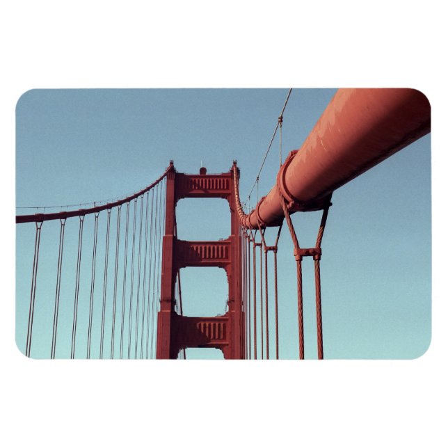 Unique Golden Gate Bridge, San Francisco Photo Magnet (Horizontal)