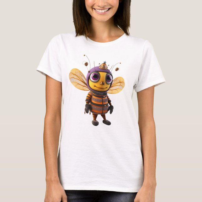 Unique Gothic Bee T-Shirt (Front)