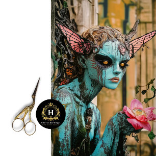 Unique Gothic Paris Gargoyle Decoupage Tissue Paper