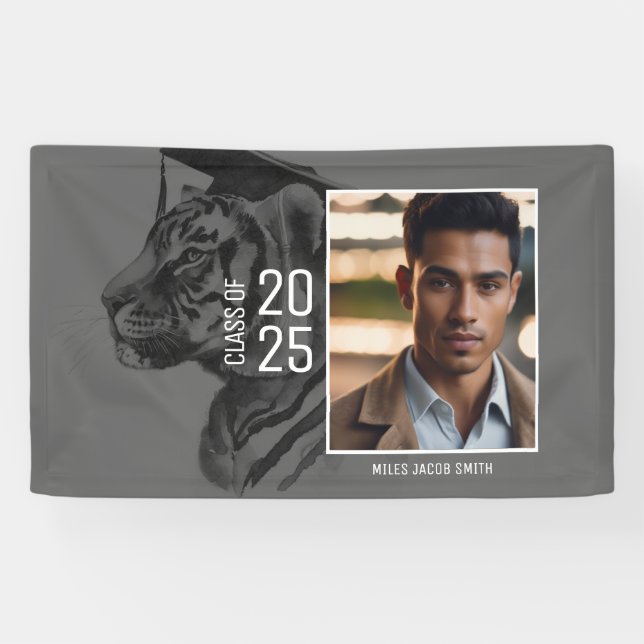 Unique Graduation Add Photo Banner (Horizontal)