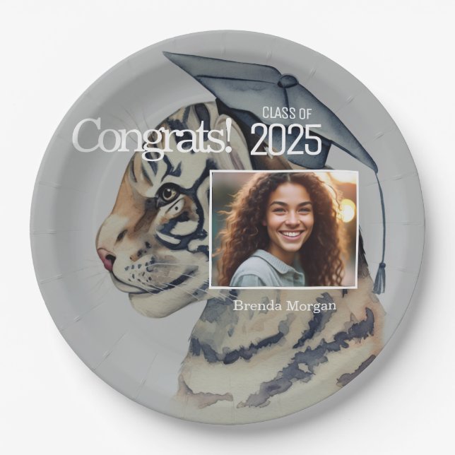 Unique Graduation Paper Plate (Front)