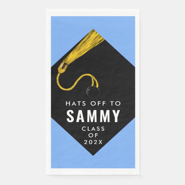 Unique Graduation Party Napkin (Front)