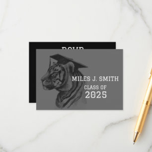 Unique Graduation RSVP Enclosure Card with QR Code