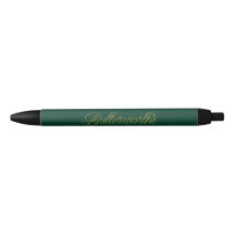 Unique Green & Gold Typography Business Name
