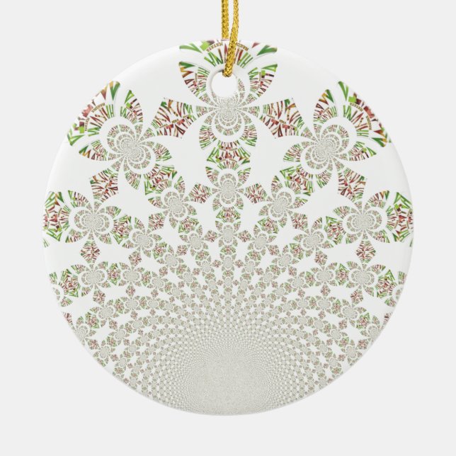 Unique Hakuna Matata Design: Serene Vibes Ceramic Tree Decoration (Front)