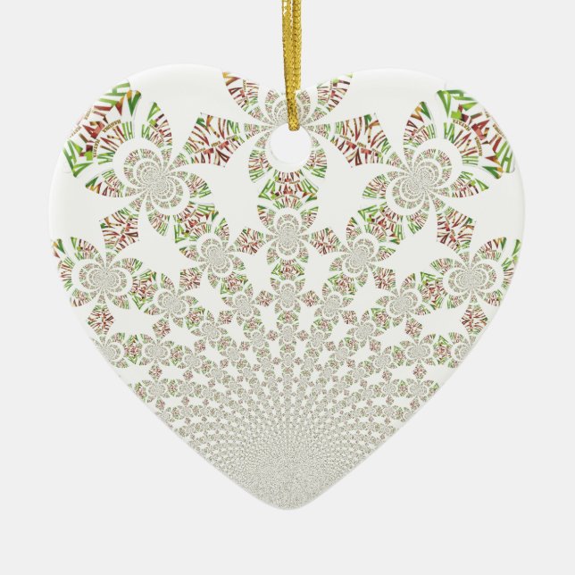 Unique Hakuna Matata Design: Serene Vibes Ceramic Tree Decoration (Front)