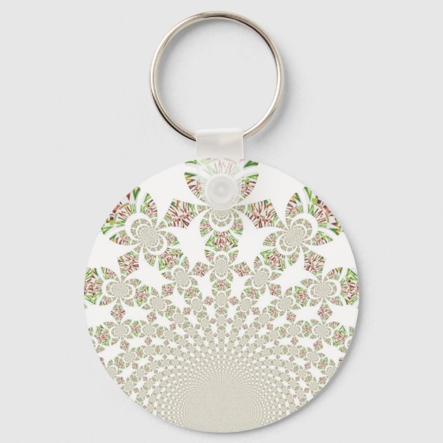 Unique Hakuna Matata Design: Serene Vibes Key Ring (Front)