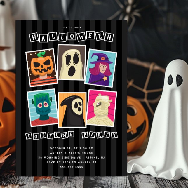 Unique Halloween Costume Party Invitation (Creator Uploaded)