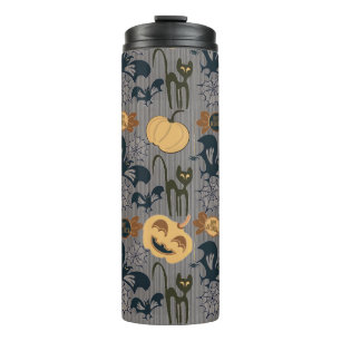 Unique halloween pattern thermal tumbler