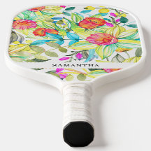 Unique hand drawn pastel floral 