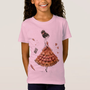 Unique Handmade Style Line Art Poster T-Shirt